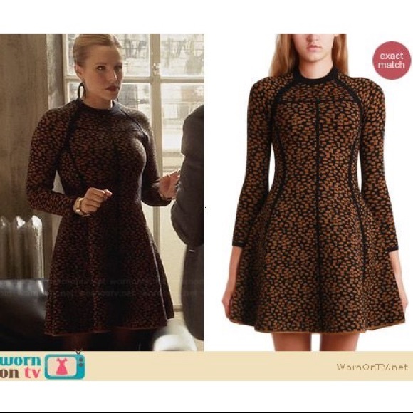 A.L.C. Wells Reversible Leopard Print Dress - Picture 5 of 8